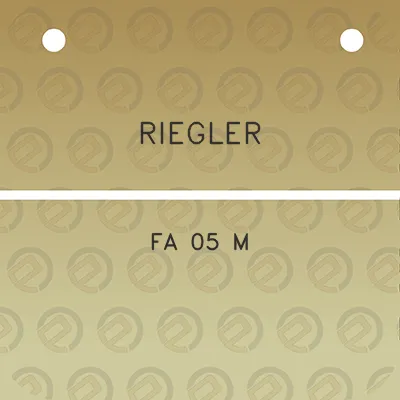 riegler-fa-05-m