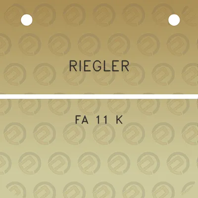 riegler-fa-11-k