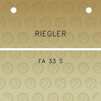 riegler-fa-33-s