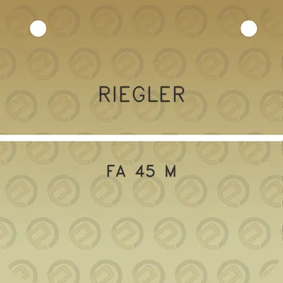 riegler-fa-45-m