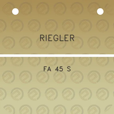 riegler-fa-45-s