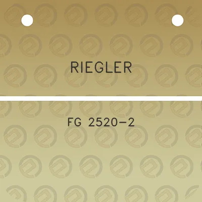 riegler-fg-2520-2