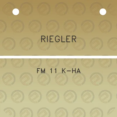 riegler-fm-11-k-ha