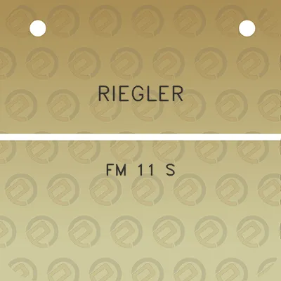 riegler-fm-11-s