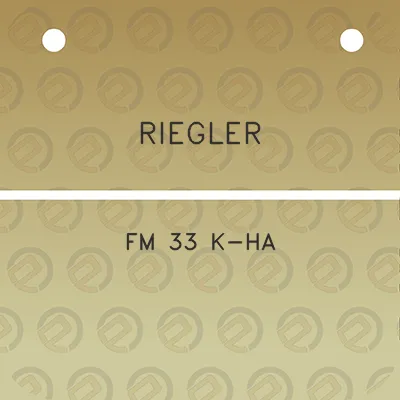 riegler-fm-33-k-ha