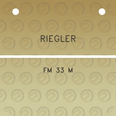 riegler-fm-33-m