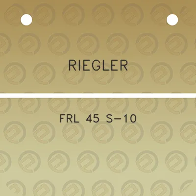 riegler-frl-45-s-10