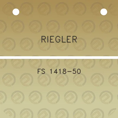 riegler-fs-1418-50