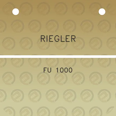 riegler-fu-1000