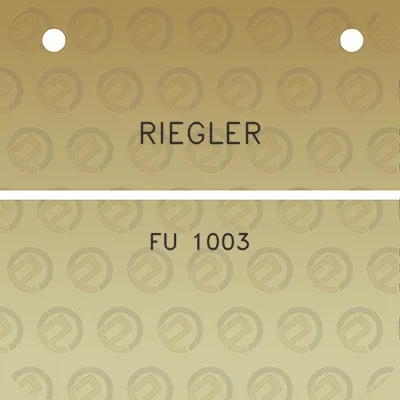 riegler-fu-1003