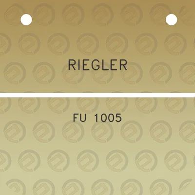 riegler-fu-1005