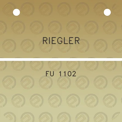 riegler-fu-1102