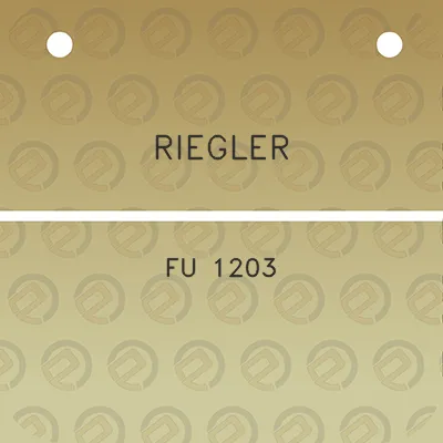 riegler-fu-1203