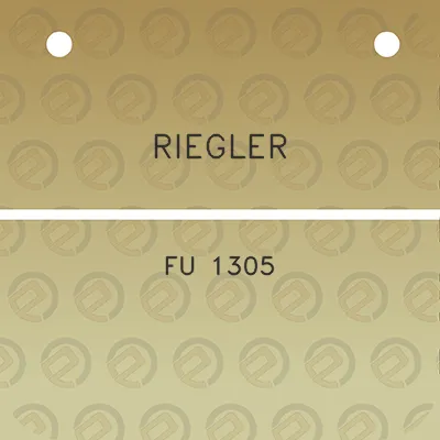 riegler-fu-1305