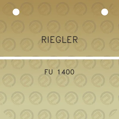 riegler-fu-1400