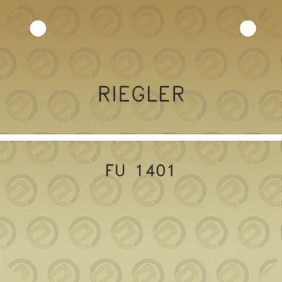 riegler-fu-1401