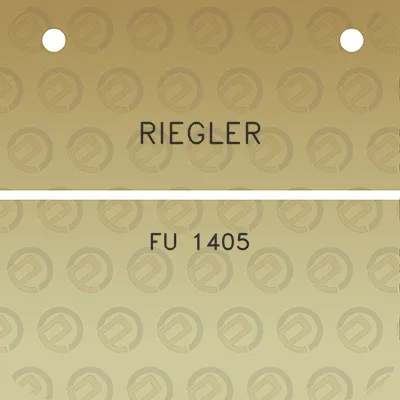 riegler-fu-1405