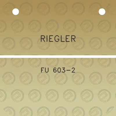 riegler-fu-603-2