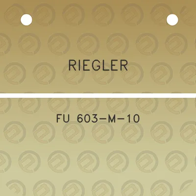 riegler-fu-603-m-10