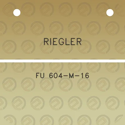 riegler-fu-604-m-16