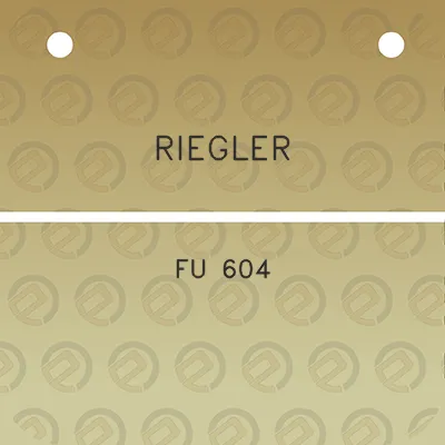 riegler-fu-604