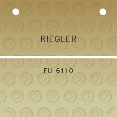 riegler-fu-6110