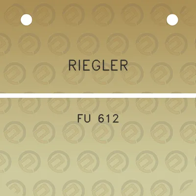 riegler-fu-612