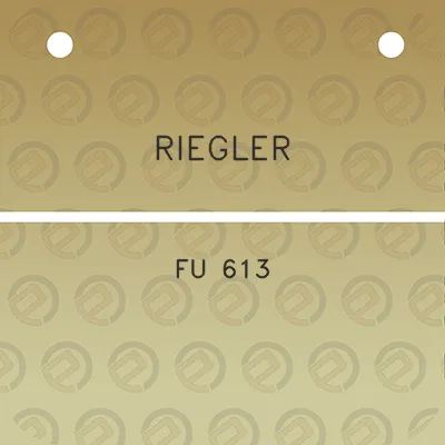 riegler-fu-613