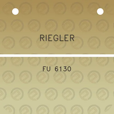 riegler-fu-6130