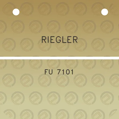 riegler-fu-7101