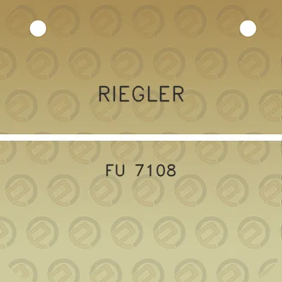 riegler-fu-7108