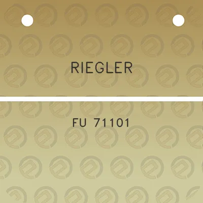 riegler-fu-71101