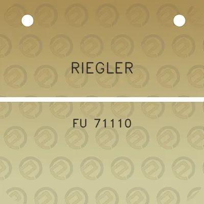 riegler-fu-71110