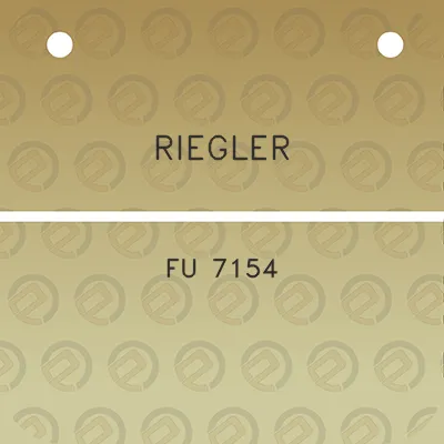 riegler-fu-7154