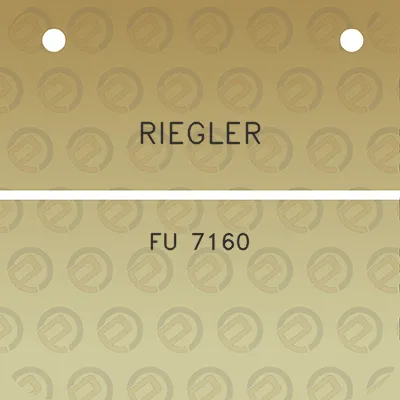 riegler-fu-7160