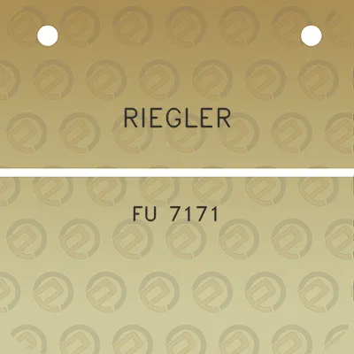 riegler-fu-7171