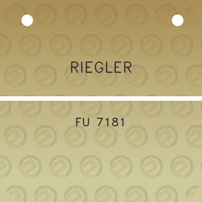 riegler-fu-7181