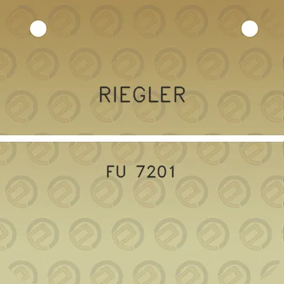 riegler-fu-7201