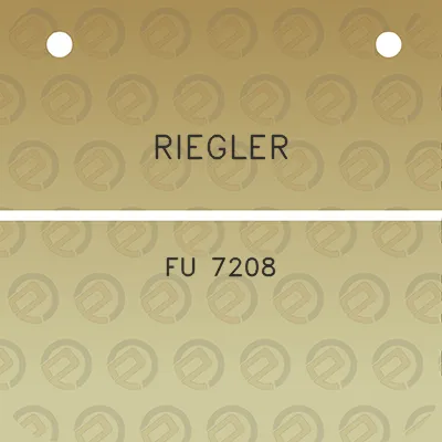 riegler-fu-7208