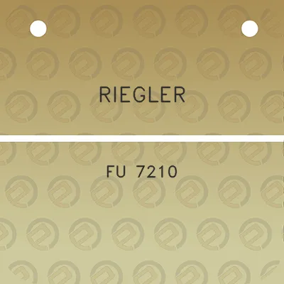 riegler-fu-7210