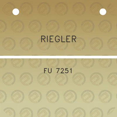 riegler-fu-7251