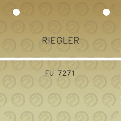 riegler-fu-7271