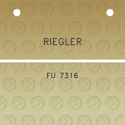 riegler-fu-7316