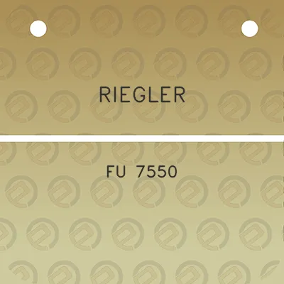 riegler-fu-7550