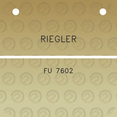 riegler-fu-7602