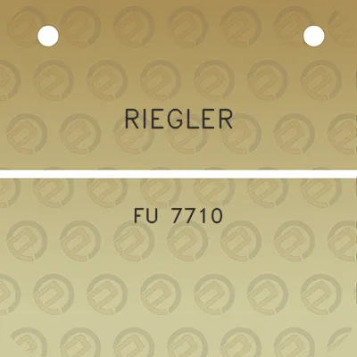 riegler-fu-7710