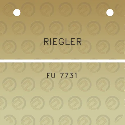 riegler-fu-7731