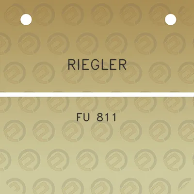 riegler-fu-811