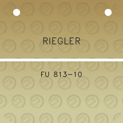 riegler-fu-813-10