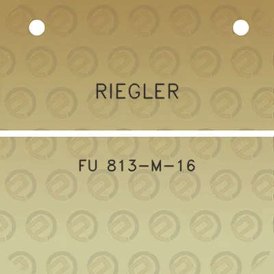 riegler-fu-813-m-16